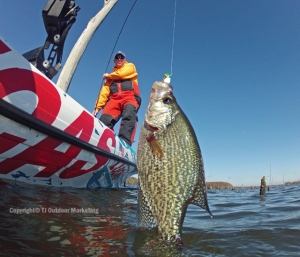 "One poling" for crappie is a blast.